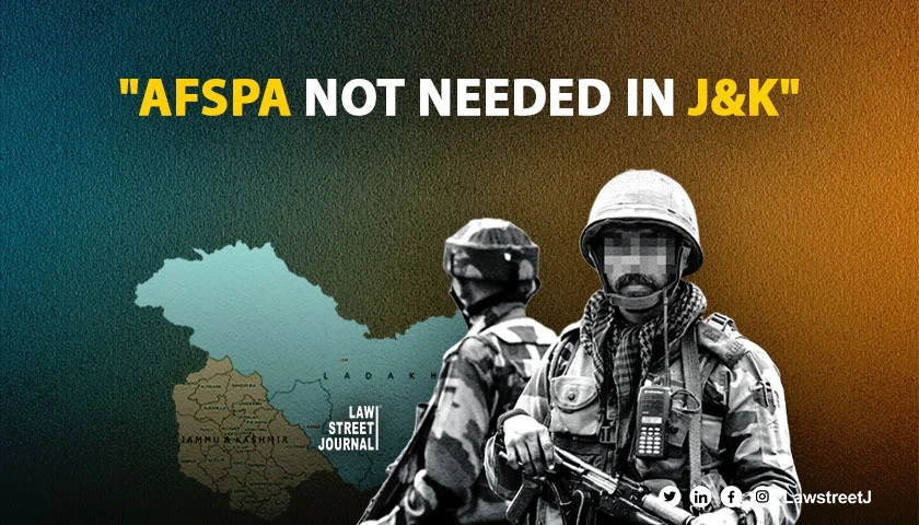 AFSPA Centre planning to pull back troops from Jammu and Kashmir