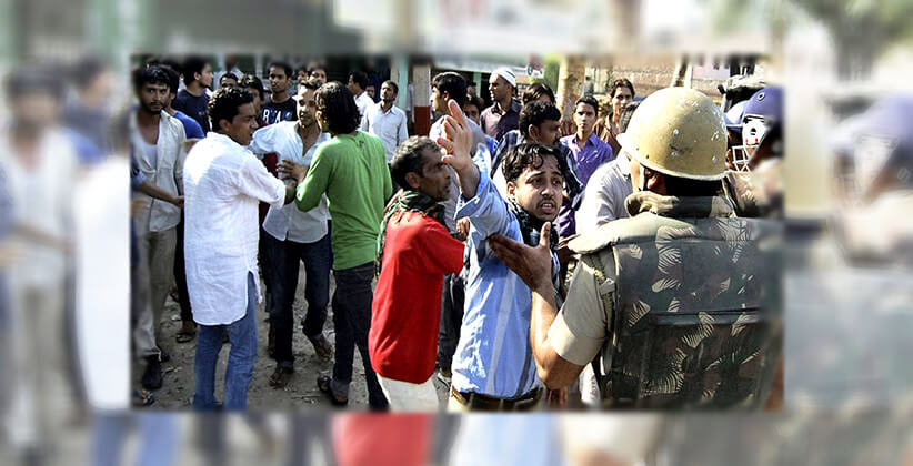 Walled City Hit By Communal Clash; Paramilitary Forces With Delhi Police Stay Guard To Man Areas