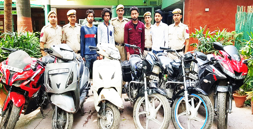 District STF Busts Gang Of Auto-Lifters; Six Caught