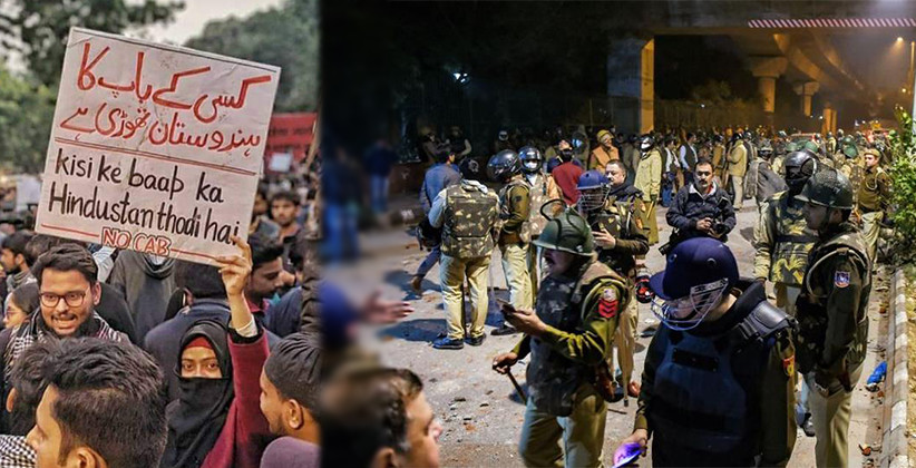 Mass Breakout Of Protests Against The Citizenship Amendment Act, 2019: Police Thrash Students