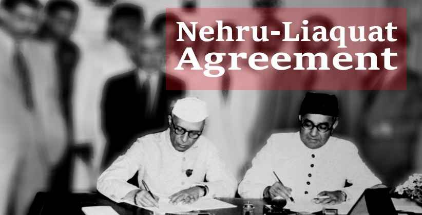 Agreement Between The Governments Of India And Pakistan Regarding Securities And Rights Of Minorities: Nehru-Liaquat Agreement
