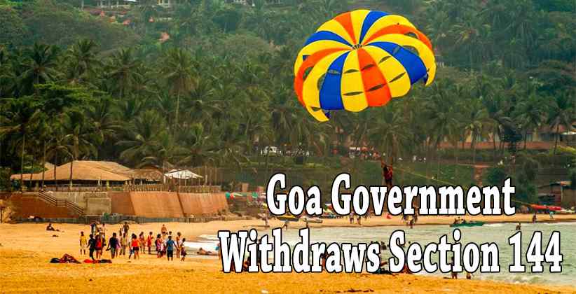 Goa Government Withdraws Section 144 Before Commencement Of Goa Carnival