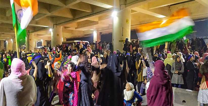 Shaheen Bagh Begins Near Jaffrabad Delhi Metro Station