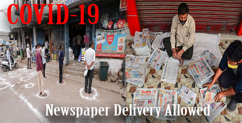 COVID19 Newspaper Delivery Allowed