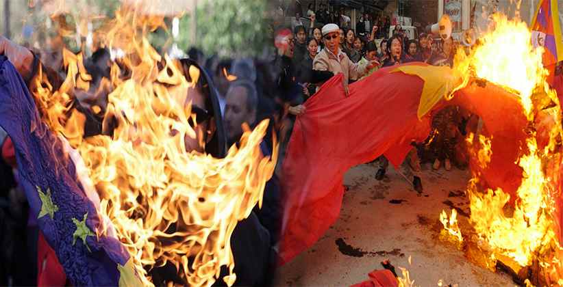 Burning Flags of Foreign Countries, a Jailable Offence in Germany