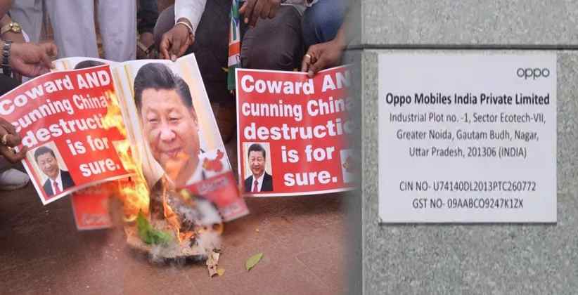 AntiChina Protestors burn XiJinping Oppo Factory