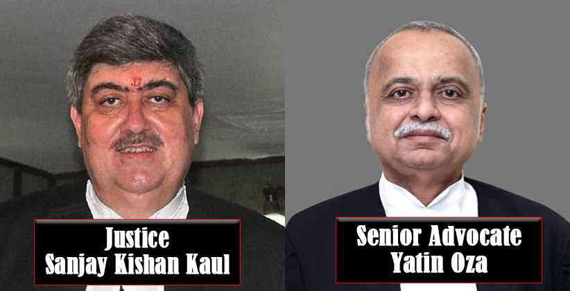 “Bar can always point out an issue with the bench. But the language needs to be looked at”- SC Justice Kaul while hearing Adv. Oza’s Petition against Contempt Proceedings