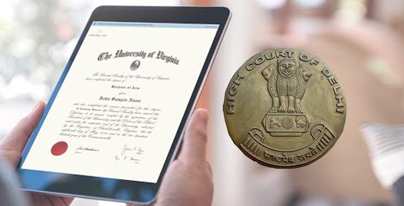 Delhi High Court Constitutes a Committee to decide on the process of issuing digital degree certificates to Students [READ ORDER]