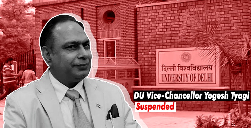 Delhi University Vice-Chancellor Yogesh Tyagi Suspended for Dereliction of Duty [READ ORDER]