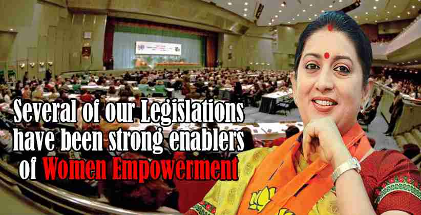 Several of our Legislations have been strong enablers of Women Empowerment, says Smriti Irani at UNGA