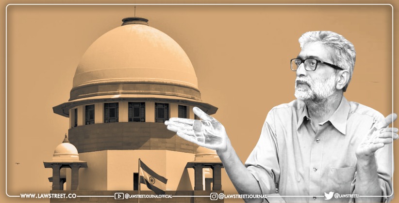 Gautam Navlakha's Plea to Consider Period of Unlawful Custody for Default Bail To be heard by SC on March 22