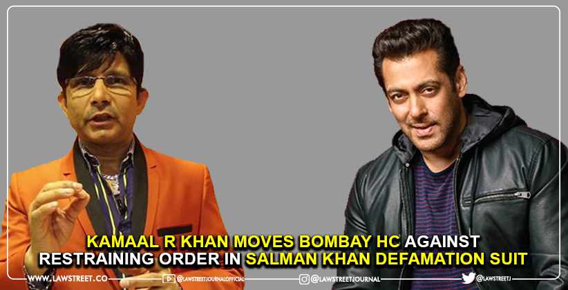 Kamaal R Khan Moves Bombay High Court Against Restraining Order in Salman Khan Defamation Suit