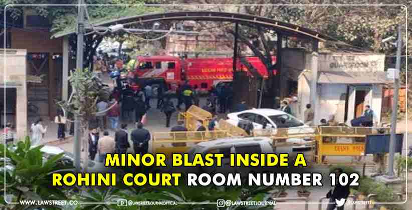 Rohini Court minor blast inside