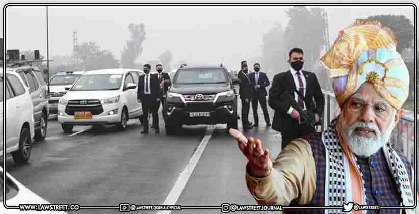 seeking judicial probe into the security lapse in PM convoy