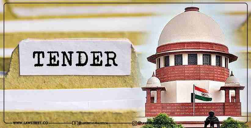 Courts should show restraint from interpretation of tender documents: Supreme Court [Read Judgment]