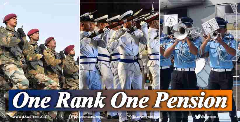 Supreme Court One Rank One Pension Defense Forces