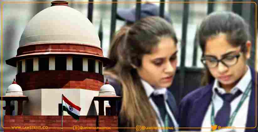SC hearing plea stating that marks of CBSE students was not in compliance to the policy adopted by the board