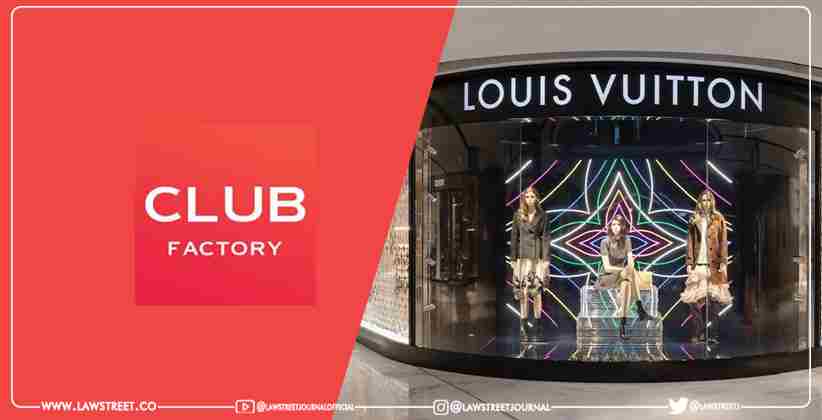 Permanent Injunction Club Factory Louis Vuitton Trademark Infringement