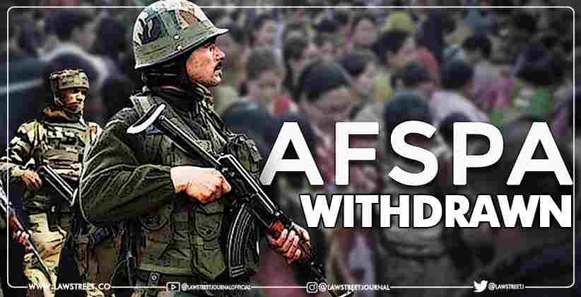 Armed Forces Special Power Act (AFSPA) Withdrawn From Parts of Manipur, Assam and Nagaland, After Decades