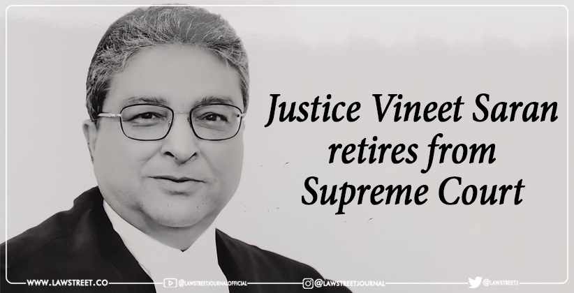 Justice Vineet Saran retires from Supreme Court