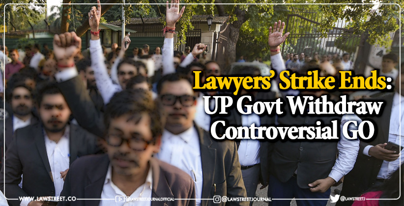 Lawyers’ Strike Ends: UP Govt Withdraw Controversial GO