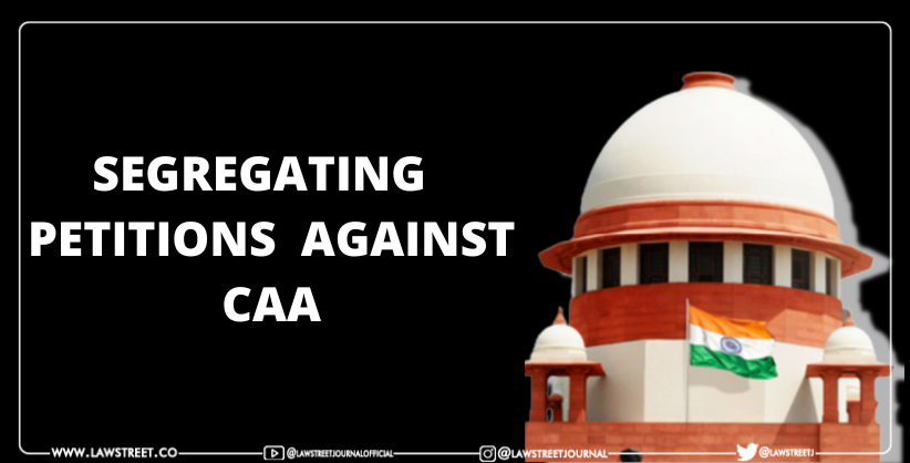 SC seeks Centres response for segregating over 200 anti CAA pleas for adjudication