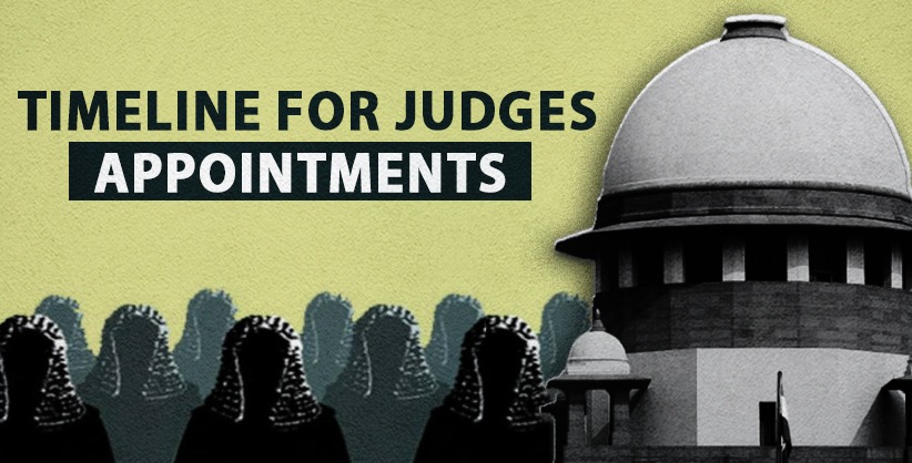 Centre assures SC to adhere to timeline on judges appointments
