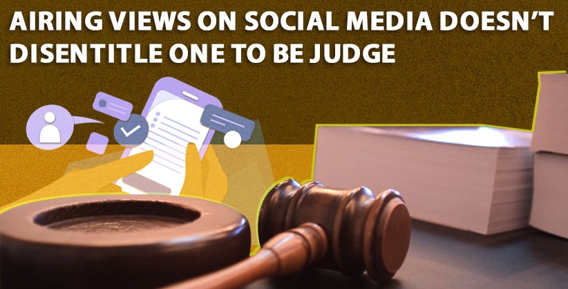Airing views on social media doesn't disentitle one to be judge: Collegium