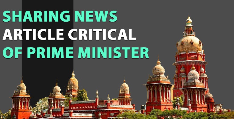 'Sharing article critical of PM doesn't impinge on suitability' Collegium reiterates appointment of advocate as Madras HC judge 