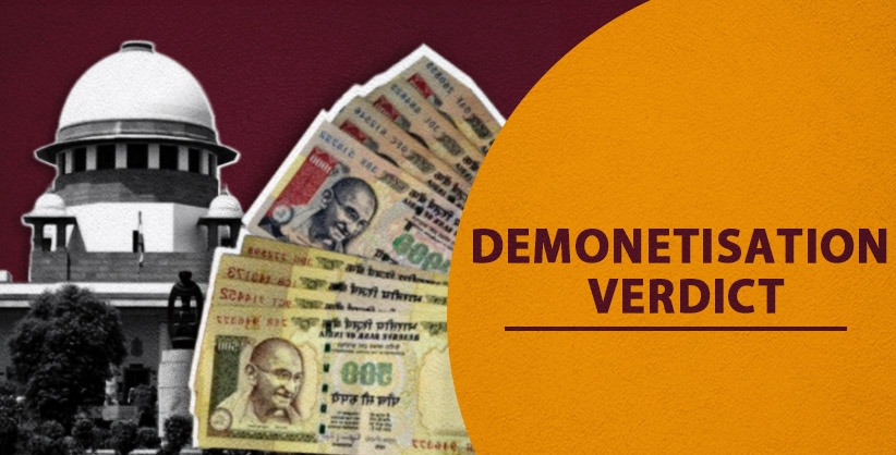 SC affirms Centres 2016 decision on demonetise currency notes of Rs 1,000 and Rs 500 denominations