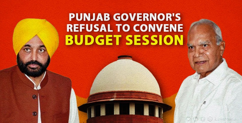 SC to hear Punjab Governor's refusal to convene Budget session
