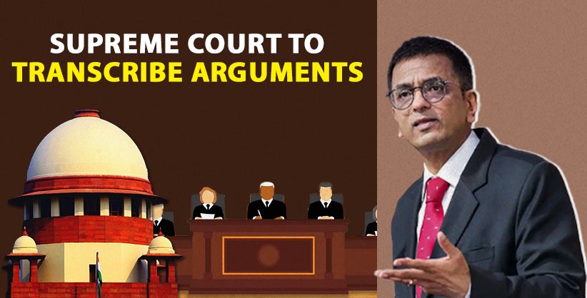 For first time, SC to transcribe arguments 