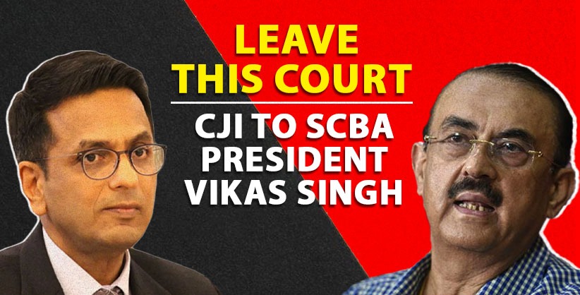 'Don't threaten; leave this court,' CJI to SCBA president Vikas Singh 