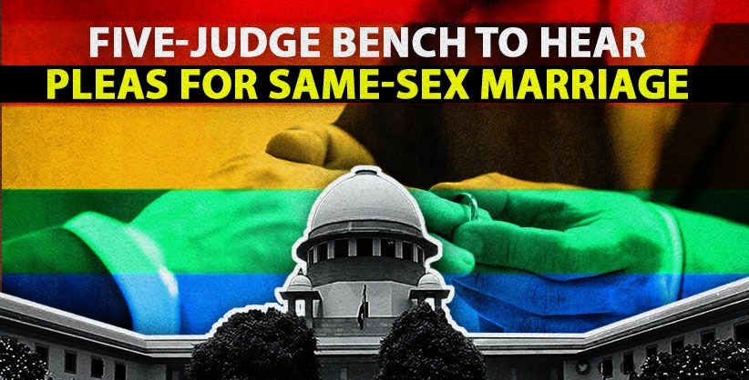 CJI led five-judge bench to hear on April 18 pleas for same-sex marriage