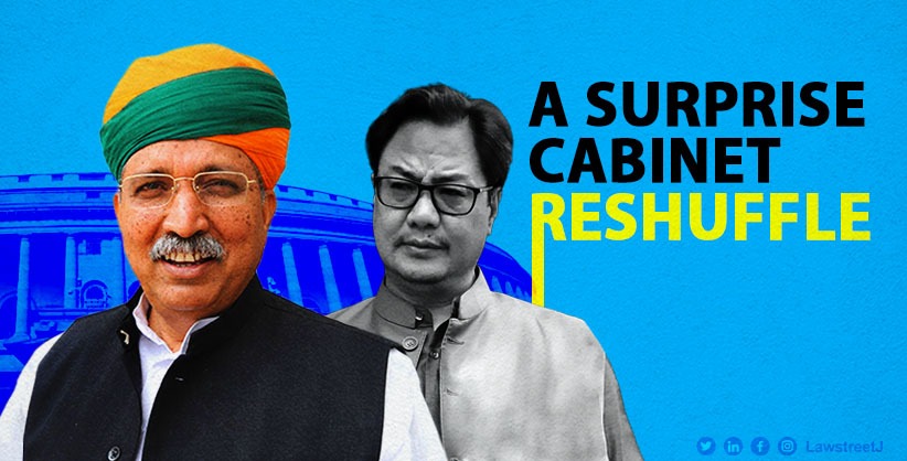 Kiren Rijiju Replaced by Arjun Ram Meghwal as Law Minister: A Surprise Cabinet Reshuffle
