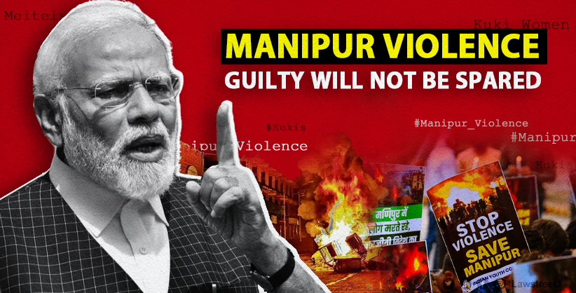 PM Modi Condemns Manipur Violence, Says Guilty Will Not Be Spared