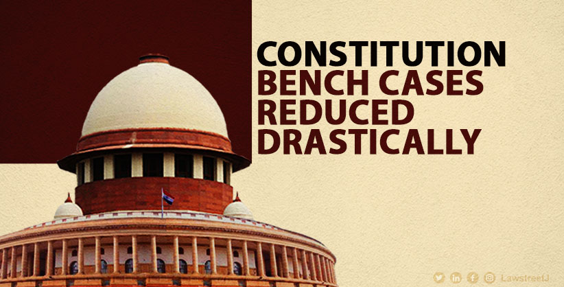 Number of Constitution bench matters reduced drastically over decades, Lok Sabha informed 