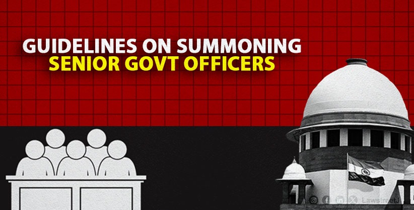Supreme Court to Establish Guidelines on Summoning Government Officers During Court Proceedings