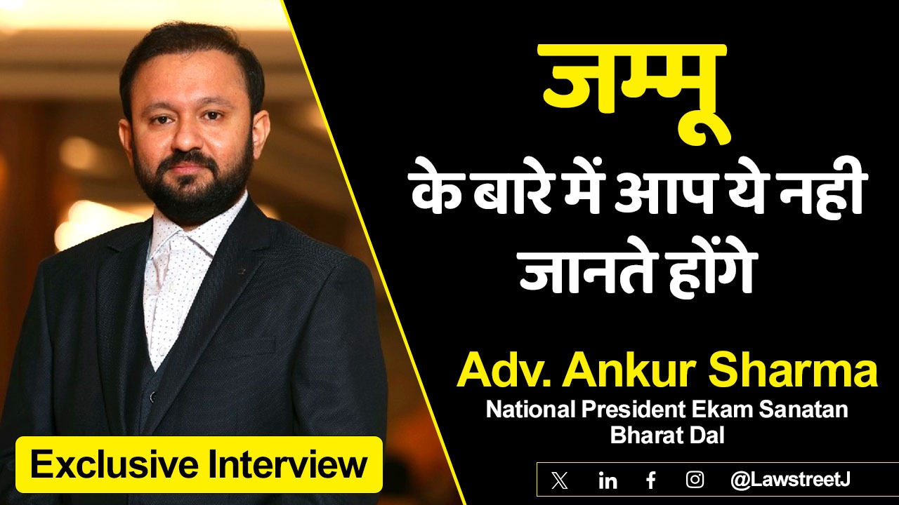 Adv Ankur Sharma Highlights Need for Increased Focus on Jammu and Kashmir Post Article 370 Abrogation