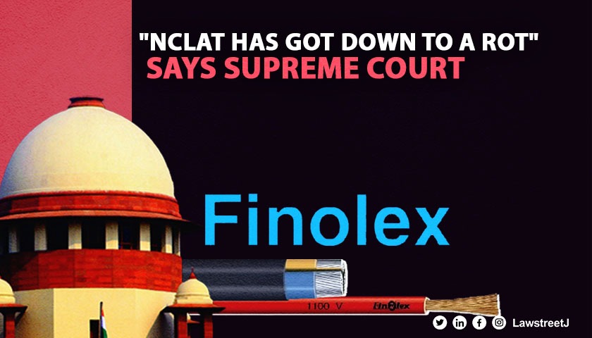 Supreme Court watching SC issues contempt notice to NCLAT members in Finolex Cables case