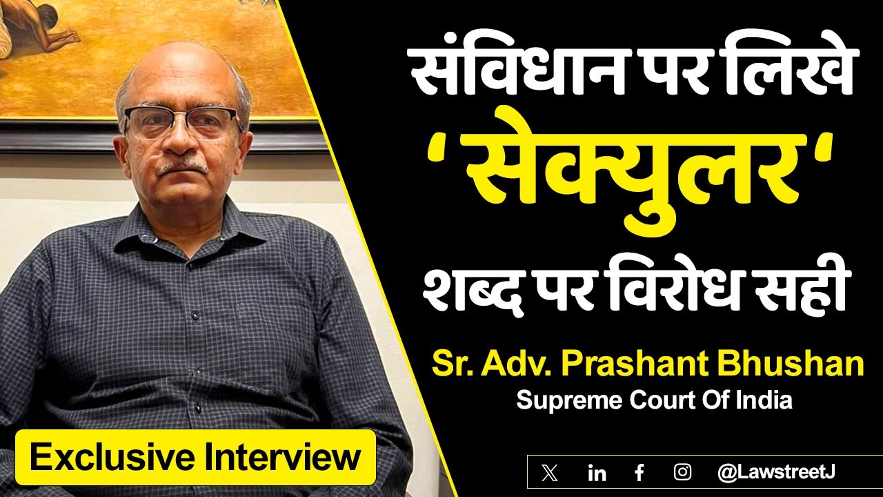 Senior Advocate Prashant Bhushan on the Electoral Bond Scheme and the Validity of 'Socialist' and 'Secular' in the Preamble.