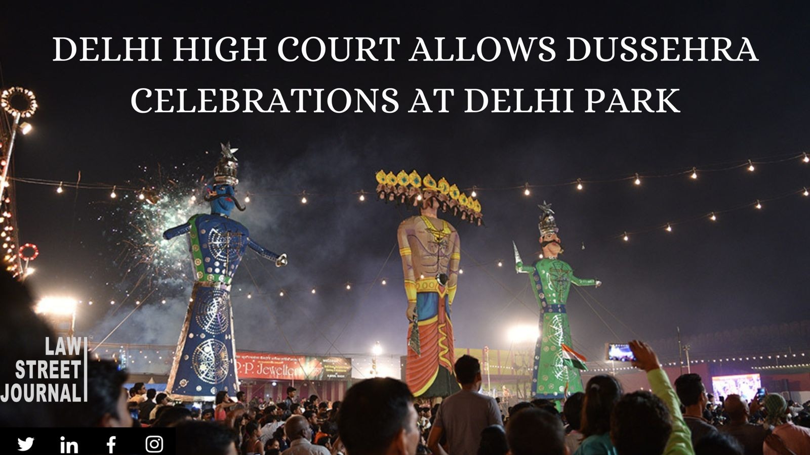 HC allows Dussehra celebrations at Sultanpuri park