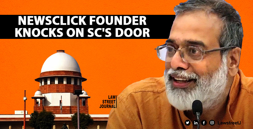 NewsClick founder Prabir Purkayastha and HR head Amit Chakraborty move SC challenging DHC order dismissing their plea