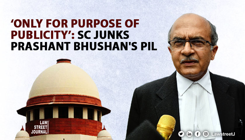 Only for publicity Supreme Court to Prashant Bhushan on PIL against use of public servants for electoral gains