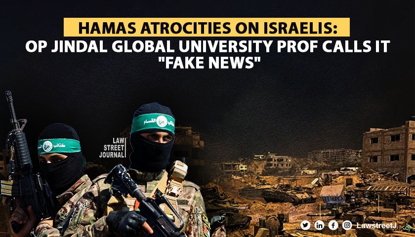 Daughter of Ex Congress MP discards Hamas atrocities on Israelis as fake news