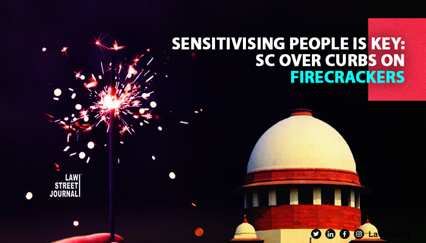 Not only court s duty people should themselves stop using firecrackers SC