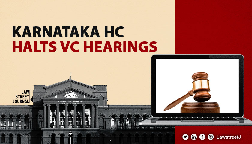 Karnataka High Court Suspends Live Streaming VC Hearings After Obscene Visuals Played During Proceedings