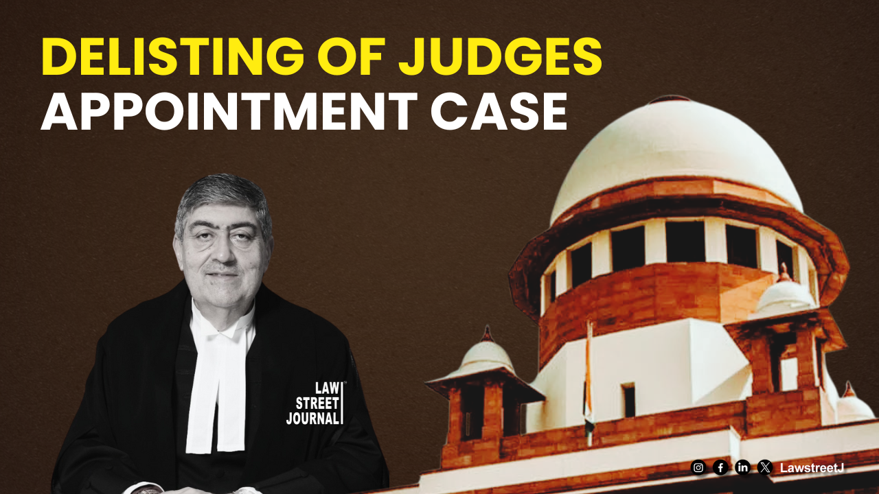 SC bench shows displeasure on delisting of judges appointment case