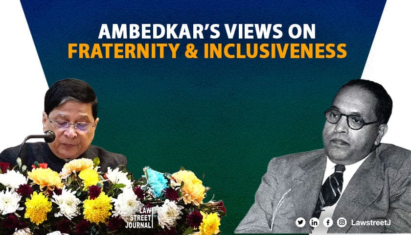 Do you respect your fellow men Former CJI Dipak Misra on fraternity inclusiveness hails Dr Ambedkars views