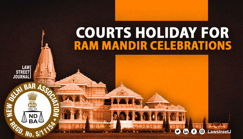 Declare holiday in courts on Ram Mandir inauguration, BCI chairman writes to CJI 